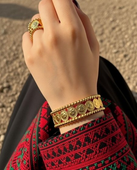 طقم اسواره وخاتم ليرات قروش