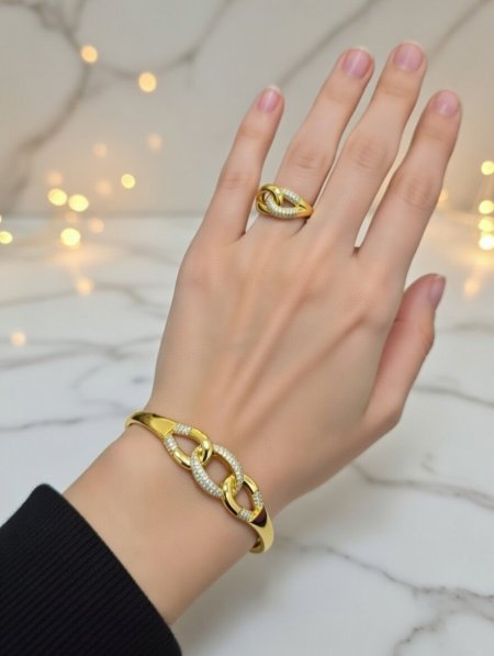 طقم اسواره وخاتم زيركون