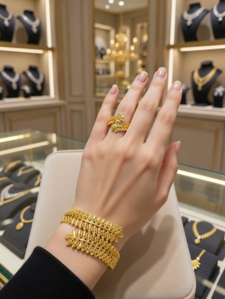 طقم اسواره سبله وخاتم سبله