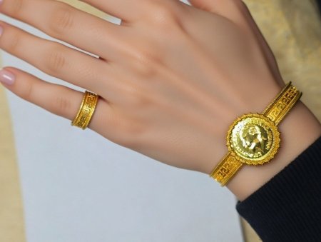 طقم اسواره ليره فريساتشي وخاتم فيرساتشي