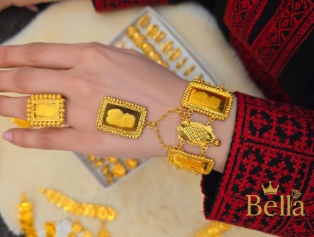 تشكيلة اساور اونصات وخاتم اونصه