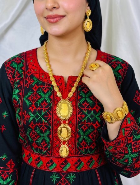 طقم حلبي خميل ٣ اونصات ٤ قطع